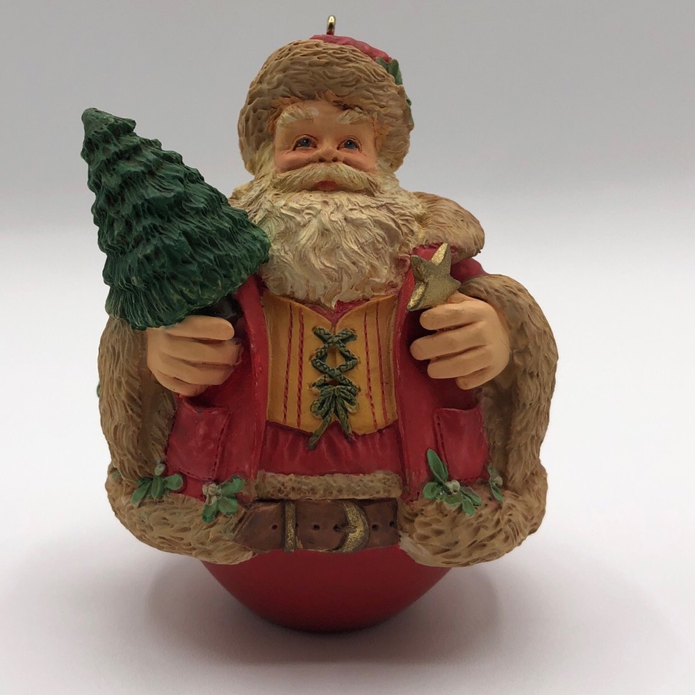 Rare 1996 Hallmark Keepsake "Evergreen Santa" Ornament – Special Edition Magic